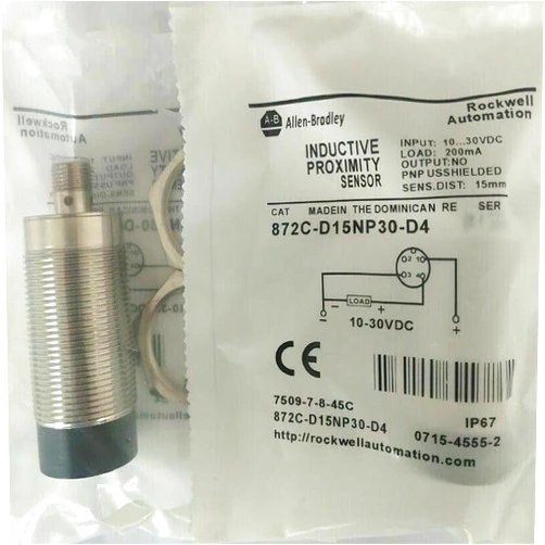 GEESONG Original Fit for Allen Bradley Proximity Switch 872C-D15NP30-D4 Proximity Sensor