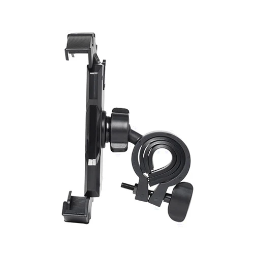 GEEKSDOM Motorcycle Bike Phone Mount Holder Bicycle Handlebar Cell Phone Mount with Security Lock, Bicycle Phone Mount with Soft Cushion & Adjustable Metal Clip