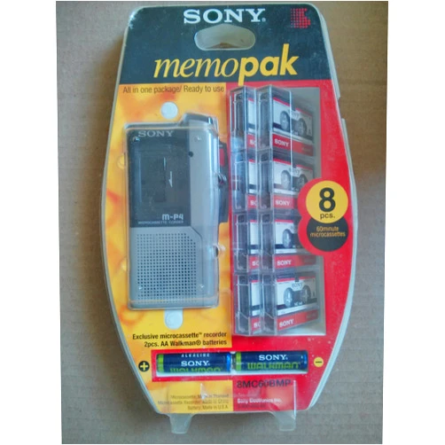 Sony M-P4 Microcassette Corder Recorder