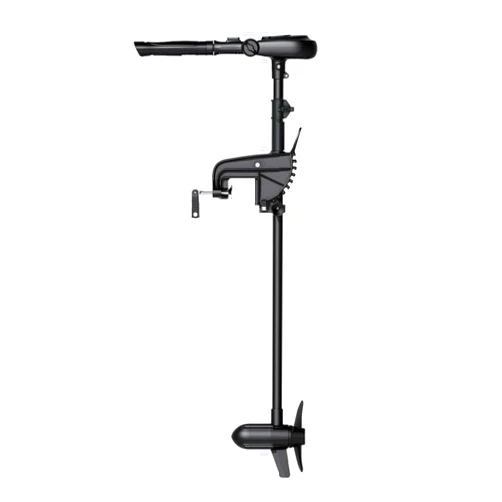 MTLAKEMOTOR HASWING Electric Trolling Motor – Protruar Genius 12V Selectable Thrust Power 30, 40, 55Lbs Model 31.5 Inch DD Brushless Motor Stepless Speed Control Folding Handle Boat Fishing
