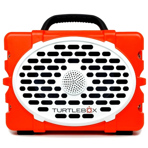 Turtlebox Original Gen 3: Portable Outdoor Bluetooth Speaker – Ultra-Loud (120dB), Waterproof (IP67), Rugged, Impact-Resistant, 3-Day Battery | Party Mode: Unlimited Pairing for Stereo Sound, Orange