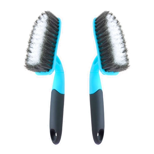Songtaste 2-Pack Scrub Brush for Cleaning with Long Handle, Medium Firm Brush Bathroom Cleaning Supplies and Bathtub Cleaner and Shower Cleaning Brush, Multi-Scene Use for Kitchen Brush or Carpet Brush