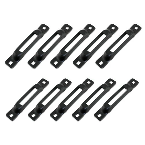 ENJ LASHING ENJ 10 Pack E-Track Single Slot Tie Down Anchor for Ratchet & Trucks