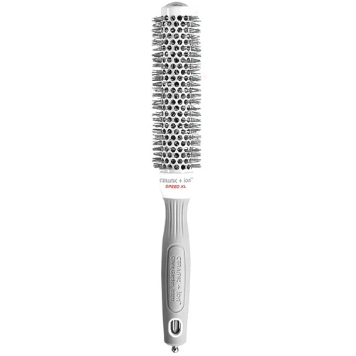 Olivia Garden Ceramic + Ion Speed XL - Extra-Long Round Thermal Hair Brush - Not Electrical - Professional Blowout Brush for Normal to Thick Hair