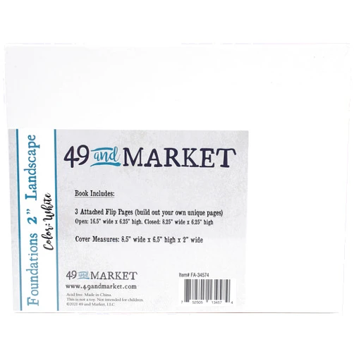 49 and Market Album Landscape White