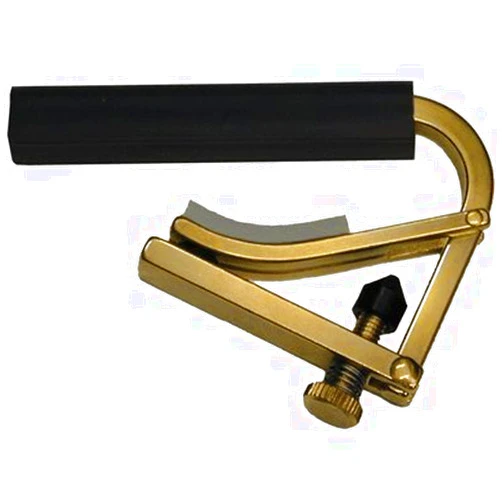 Shubb C2B ORIGINAL Capo flat - Classic, plain brass (for nylon string