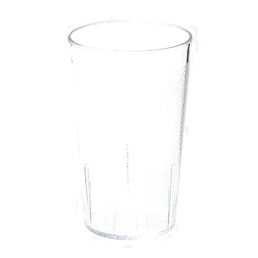 GET Heavy-Duty Plastic Restaurant Tumblers, 8 Ounce, Clear (Set of 12)