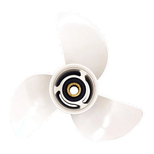 ARKDOZA 13 1/4x17 Aluminum Boat Propeller 6E5-45945-01-EL fit for 50-130HP Yamaha Outboard Motor Engine with Rubber Hub