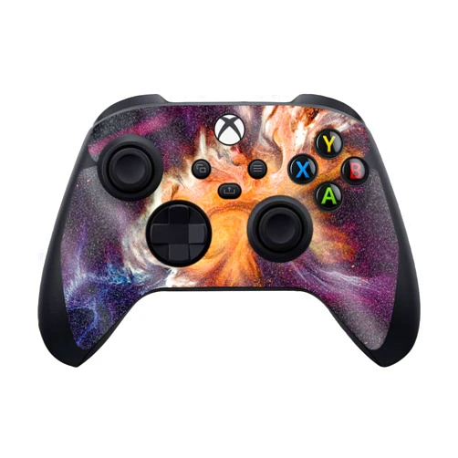 MIGHTY SKINS MightySkins Glossy Glitter Skin Compatible with Xbox Series X and S Controller - Swirl Galaxy | Protective, Durable High-Gloss Glitter Finish | Easy to Apply and Change Style | Made in The USA