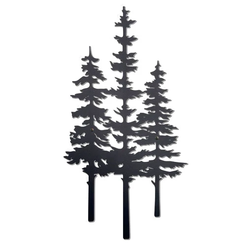 noxozoqm Metal Tree Wall Decor, Cabin Decor, Tree Decor, Rustic Wall Decor for Home Office Farmhouse Indoors and Outdoors Black