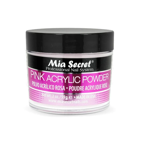 Mia Secret Professional Acrylic Nail System Pink Acrylic Powder 2 OZ