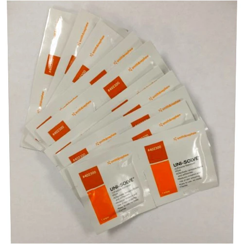 Smith & Nephew Uni-Solve Adhesive Remover - Wipes - 20 per bag