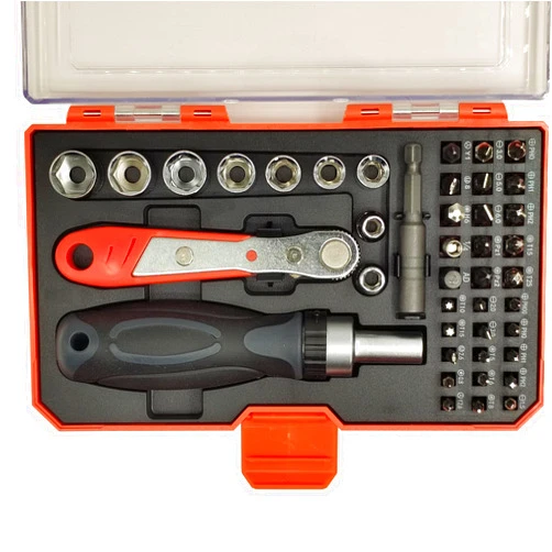 Weyheng Ratchet Screwdriver Set 42 in 1 DIY Combination Screwdriver Kit Torque Wrench,Angle Screwdriver with Storage Case for Bicycle Repair Furniture Assembly Tool Kits