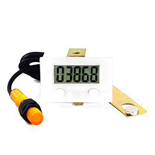 DIGITEN LCD Digital 0-99999 Counter 5 Digit Plus UP Gauge + Proximity Switch Sensor with Magnetic