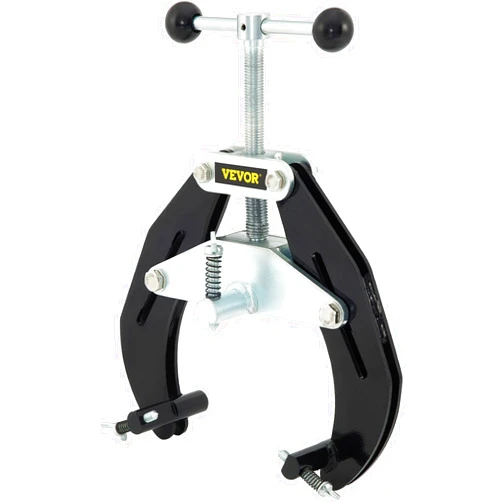 VEVOR Pipe Clamp, 2 to 6 in, High Strength Ultra Clamp with Quick Acting Screws, Steel Pipe Alignment Tool with Lightweight Design, Black