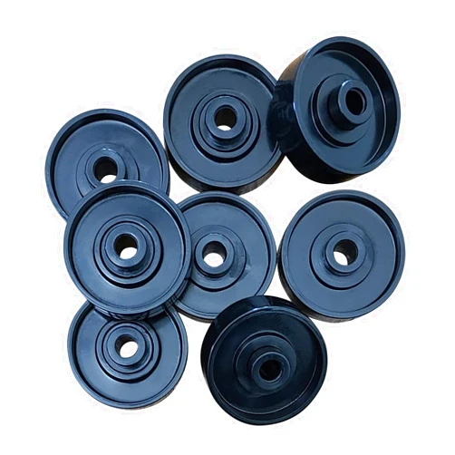 Ultimation Plastic Conveyor Skate Wheels - Replacement Plastic Skate Wheels for Flow Rail - Ideal for Simple Gravity Conveyors or Side Guides & Accessories - 0.15 lb, Pack of 10 By Ultimation