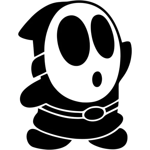 FAVFOUR INC Mario Video Game Shy Guy Decal Stickers Symbol 5.5