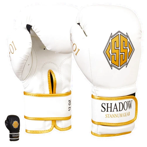 SHADOW STANNUM GEAR SS Gear Boxing Gloves for Sparring, Muay Thai MMA Kickboxing, Heavy Training, Fighting - PU Leather Boxing Gloves for Men and Women
