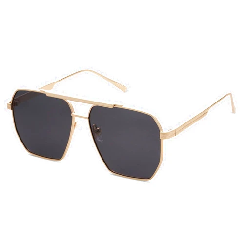 SOJOS Retro Oversized Square Polarized Sunglasses for Women Men Vintage Shades Classic Large Metal Sun Glasses