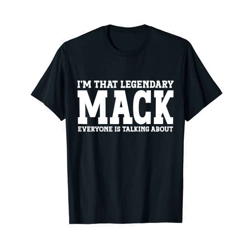 Mack Gifts Mack Tee Men Name Birthday Gifts Mack Personal Name Funny Mack T-Shirt