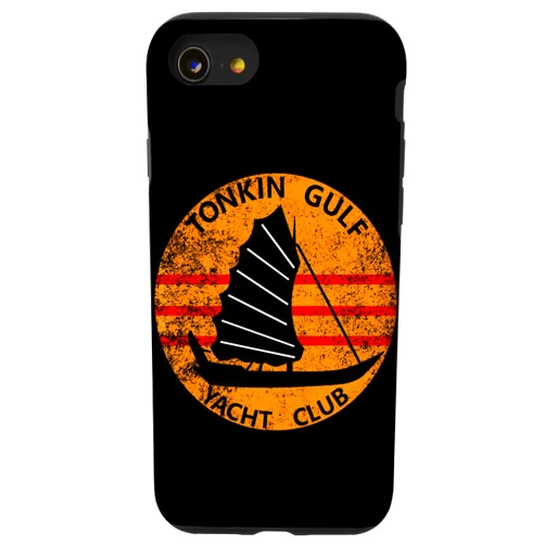 The Salty Veteran Tonkin Gulf Yacht Club 7th Fleet Vietnam Veteran Cell Phone Case for iPhone SE (2020) / 7 / 8