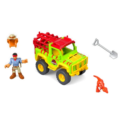 Fisher-Price Imaginext Jurassic World, Dr. Grant & 4x4
