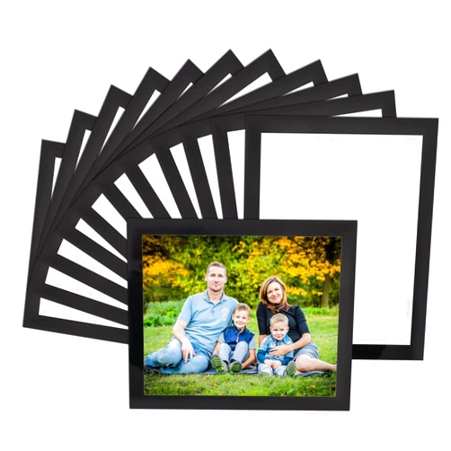 STTMGN Magnetic Picture Frames with Black Border(Suitable for Letter Size 8.5