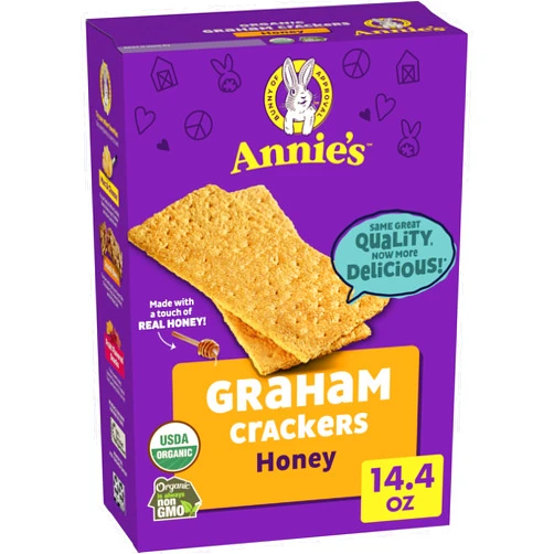 Annie’s Annie's Organic Honey Graham Crackers, Made With Whole Grain, 14.4 oz