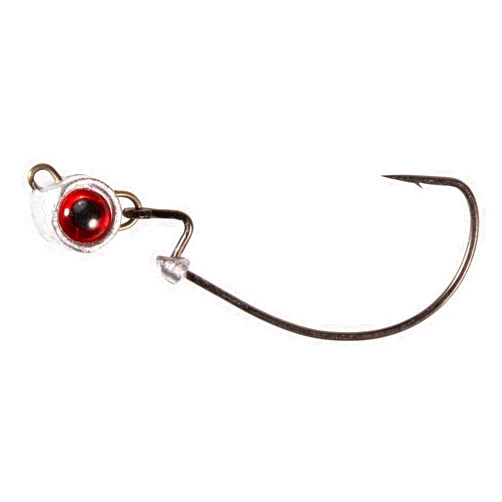 Z-Man TXF16-01PK3 Texas Eye Finesse Jigheads 1/6 oz Red 3 Pack