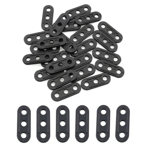 ZZLZX 30PCS Tent Wind Rope Buckle Fastener Plastic Cord Tensioners Rope Adjuster for Outdoor Activities Camping Hiking Picnic