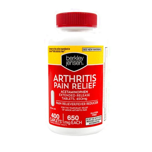 Berkley and Jensen Berkley Jensen Extra Strength Pain Reliever | Arthritis Pain | Extended Release | 400 caplets| 650 Acetamnpn