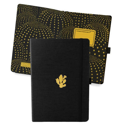 Dingbats* Notebooks Dingbats* - Pro Dotted Large B5 Notebook - PU Leather Hardcover Journal - Ideal for Work, Travel - Pocket, Elastic Closure, Pen Holder, Bookmark