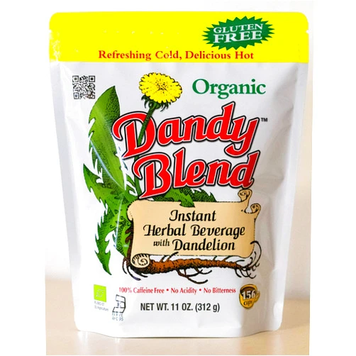Dandy Blend 156 Cup Bag of Certified Organic Dandy Blend Instant Herbal Beverage with Dandelion, 11 oz. (312g) Bag 11 Ounce (Pack of 1)