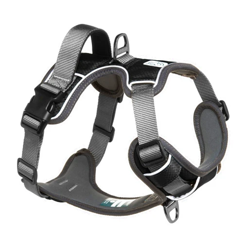 Embark Pets Embark Adventure Dog Harness, No-Pull Reflective Trim Dog Harness for Small, Medium & Large Dogs - Military Grade Nylon, 2 Leash Clips & Gel Lined Handle. Soft & Padded Puppy Dog Vest for Any Breed