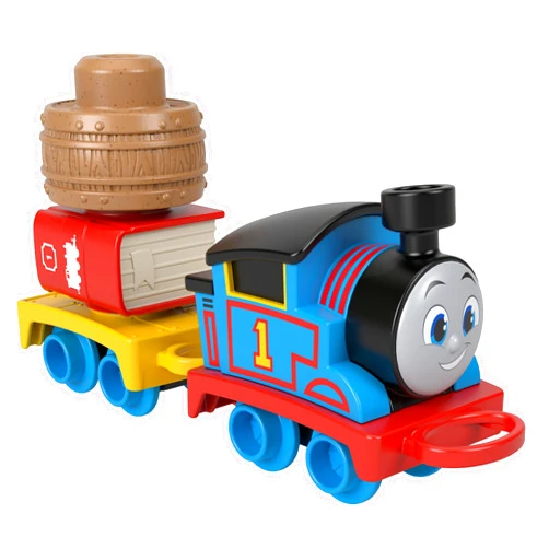 Thomas & Friends Toddler Toy My First Thomas Push-Along Train with Stacking Cargo for Kids Ages 18+ Months