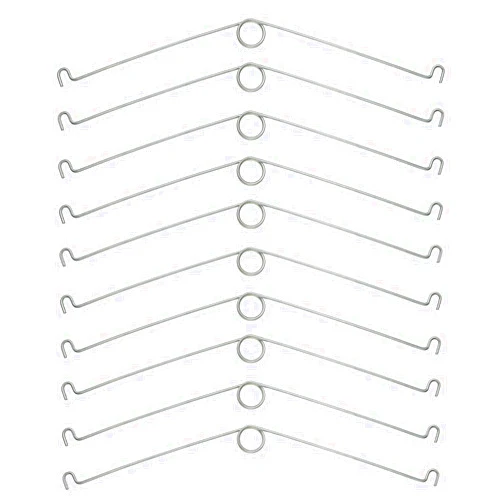 DGHAOP 10pcs Metal Recessed Light Spring Clips Recessed Lighting Trims 7.9