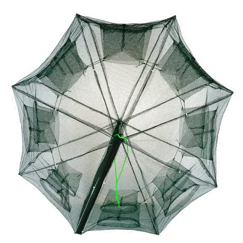 DILVREWA Folded Fishing Trap,Fishing Bait Trap Minnow Trap Crab Trap Minnow Net Crayfish Crawdad Shrimp Net Trap