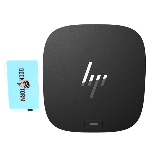 HP Thunderbolt Dock 120W G4 4J0A2AA#ABA Port Replicator Bundle with Docztorm Hub (Universal Thunderbolt/USB-C Docking Station, Single Cable for Charging, Data Transfers to Any Brand Laptop)