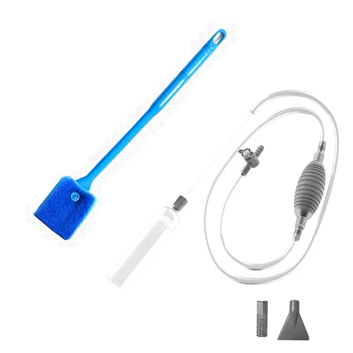 Xinyuwz Hose Fish Tank Water Change, Aquarium Water Changer,Aquarium Vacuum with Valve Switch Siphon Sand Cleaner for Aquarium Water Change（8.53ft） with Free Aquarium Brush（1.31ft）