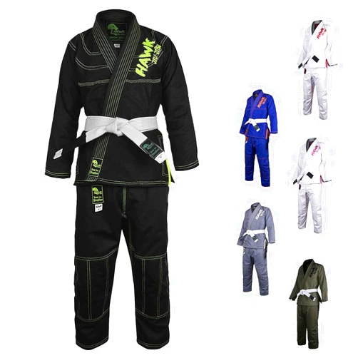 HAWK Jiu Jitsu Hawk Sports Brazilian Jiu Jitsu Gi for Kids, Ultra-Light Extra Tough Premium Fabric Kids BJJ Gi