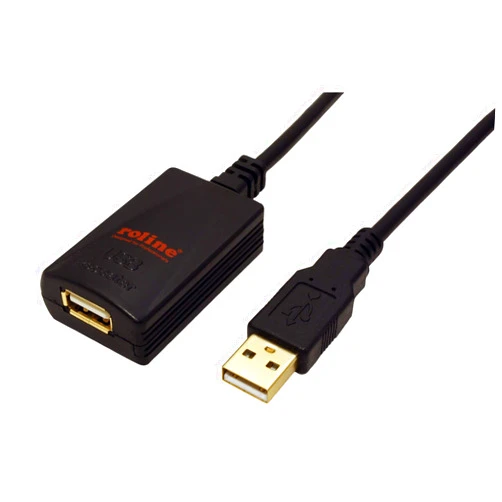 Roline 5m USB 2.0 A USB Cable USB A Black