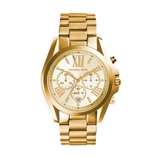 Michael Kors Bradshaw Women's Watch, Stainless Steel Chronograph Watch for Women with Steel or Leather Band