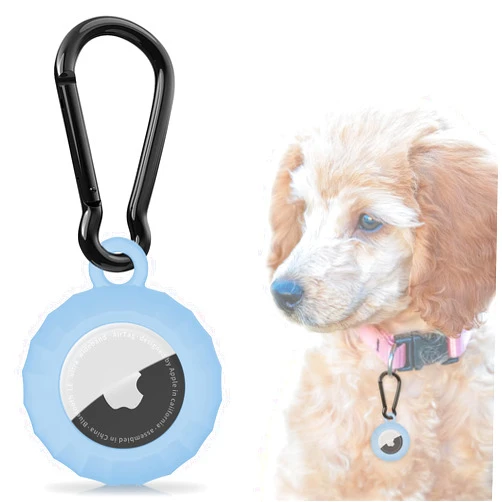 Veezoom Case for Apple Airtag Holder Keychain, Soft Silicone Anti-Lost Airtag Case Holder Cover with Key Ring, Anti-Scratch Protective Skin Lightweight Case for AirTags Bluetooth Tracker Accessories