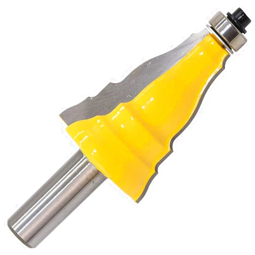 MMDSG Crown Molding Router Bit, 1/2-Inch Shank Door & Window Casing Milling Cutter, Tungsten Carbide Architectural Molding Woodworking Tools with Bearing