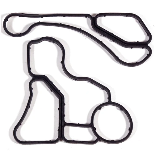 HIHIAV 11427537293 11428637821 Viton Oil Filter Housing Gasket for BMW X4 BMW X5 BMW 530I & 11427525335 11428637820 Oil Cooler Gasket for BMW X3 BMW X4 BMW X6 BMW 640I BMW 335I