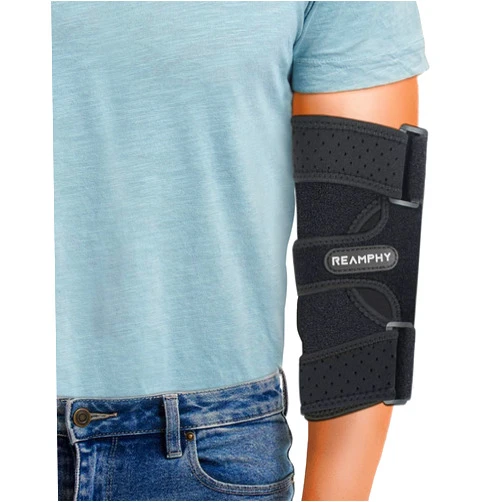 Reamphy Elbow Brace,Comfortable Night Elbow Sleep Support,Elbow Splint, Adjustable Stabilizer Splints, Cubital Tunnel Syndrome,Tendonitis,Ulnar Nerve,Tennis,Fits for Men and Women(Fits Most)