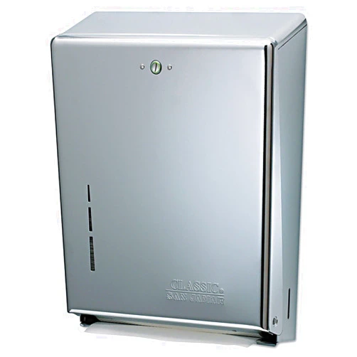 San Jamar T1900XC C-Fold/Multifold Towel Dispenser Chrome 11 3/8 x 4 x 14 3/4