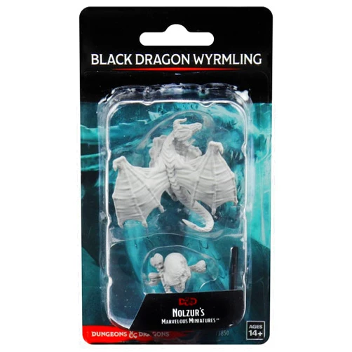 WizKids D&D Nolzurs Marvelous Unpainted Miniatures: Wave 10: Black Dragon Wyrmling