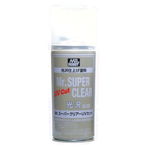 MR HOBBY PAINT Mr. Super Clear UV Cut Gloss 170ml (Spray)