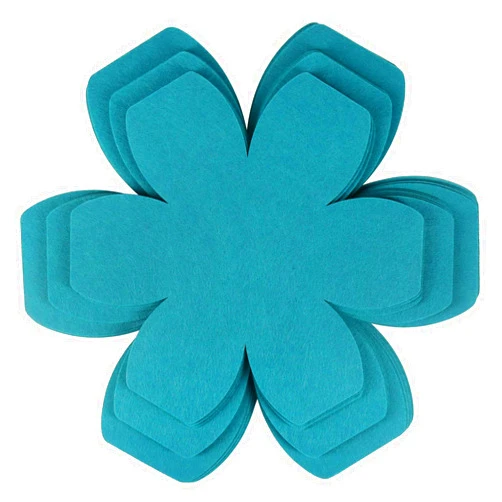 BYKITCHEN Pot and Pan Protectors, Set of 12 and 3 Different Sizes, Larger & Thicker Felt Pan Protector Pads, Cyan Pot Separators Protectors for Stacking and Protecting Your Cookware